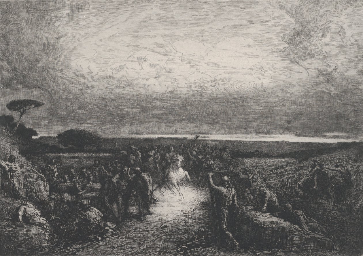 Campaign of Roma, 1800-tallet. av Francois Nicolas Chifflart