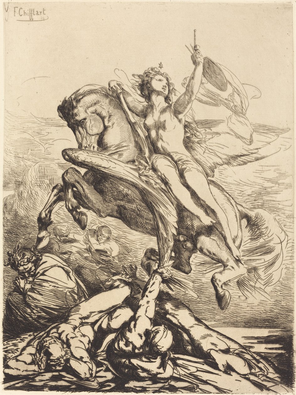Kunstens geni av Francois Nicolas Chifflart
