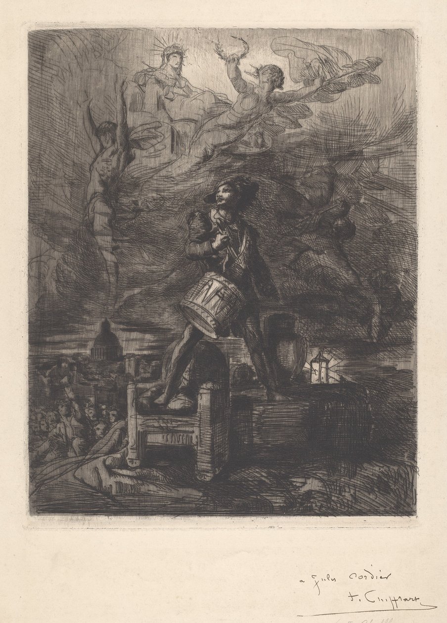 Frigjør Frankrike av Francois Nicolas Chifflart