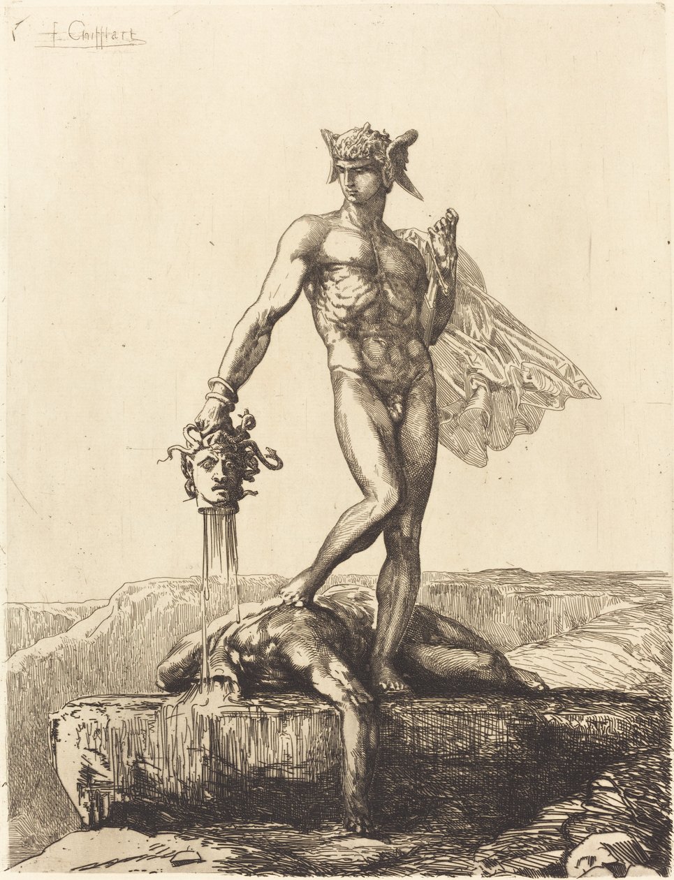 Perseus av Francois Nicolas Chifflart