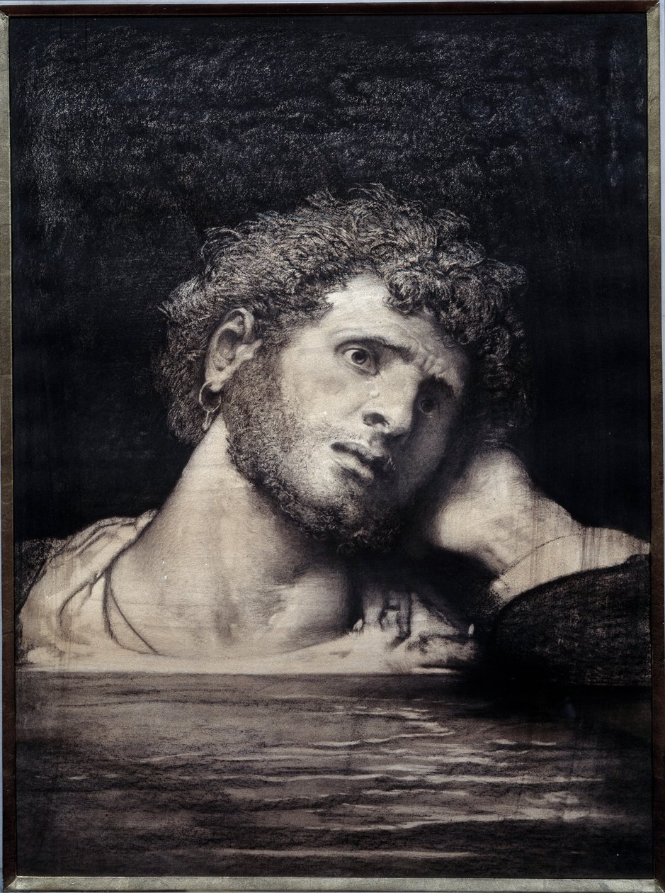 Plate som illustrerer romanen "The Workers of the Sea"" av Victor Hugo (1802-1885): tegning av Francois Nicolas Chifflart (1825-1901) 1882 Paris, Maison Victor Hugo av Francois Nicolas Chifflart