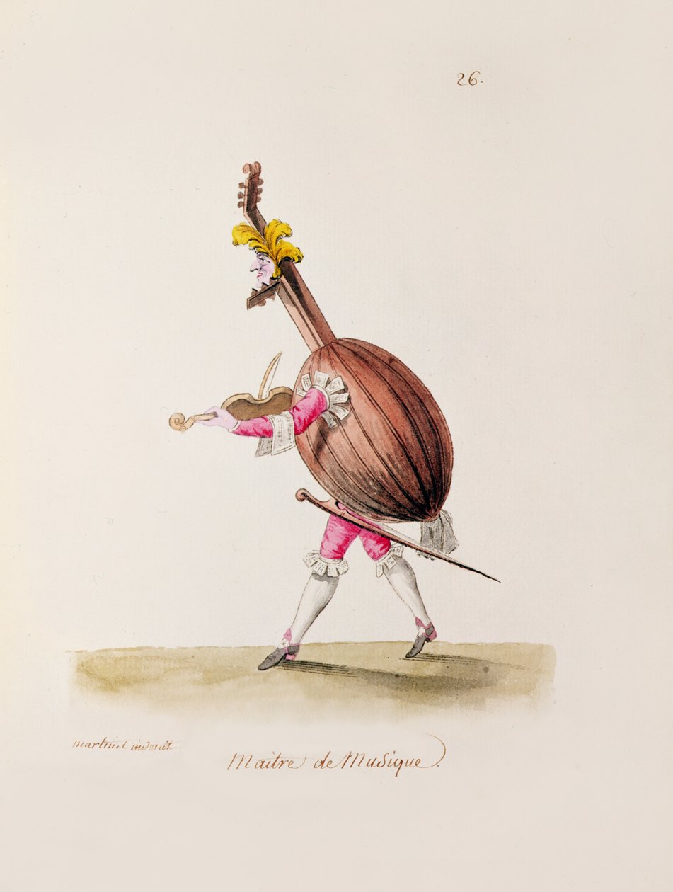 Musikmesteren, ca. 1780 av Francois Nicolas Martinet