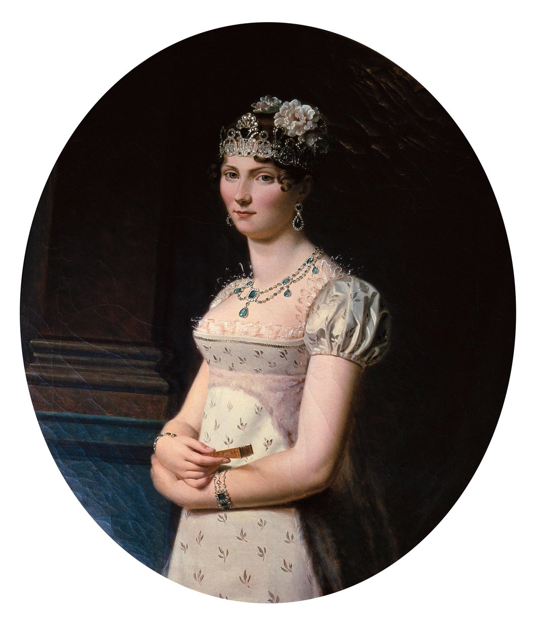 Portrett av Stephanie de Beauharnais av Francois Pascal Simon (after) Gerard