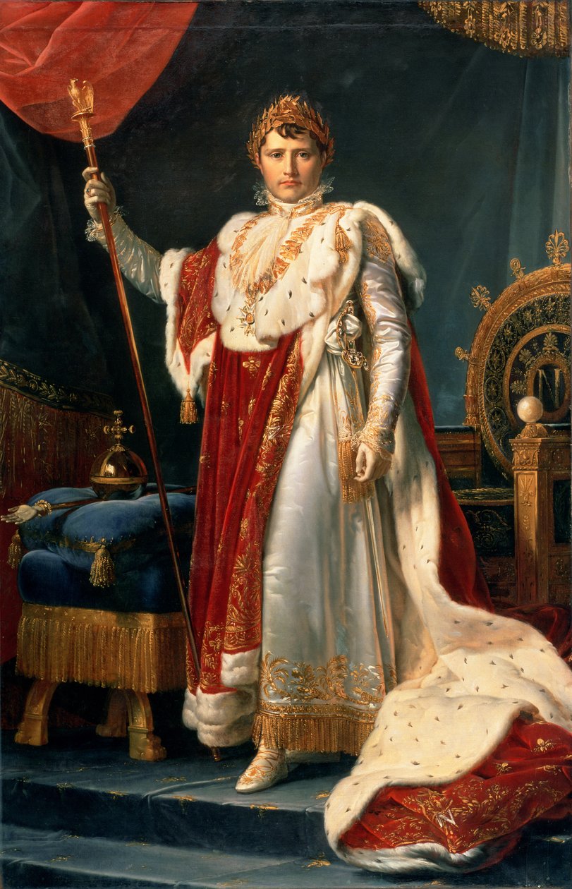 Napoleon Bonaparte (1769-1821) (olje på lerret) av Baron François Pascal Simon Gérard