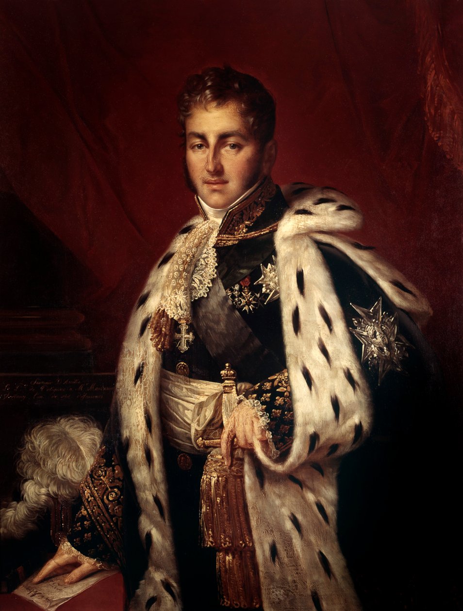 Portrett av Jules de Polignac av Baron François Pascal Simon Gérard