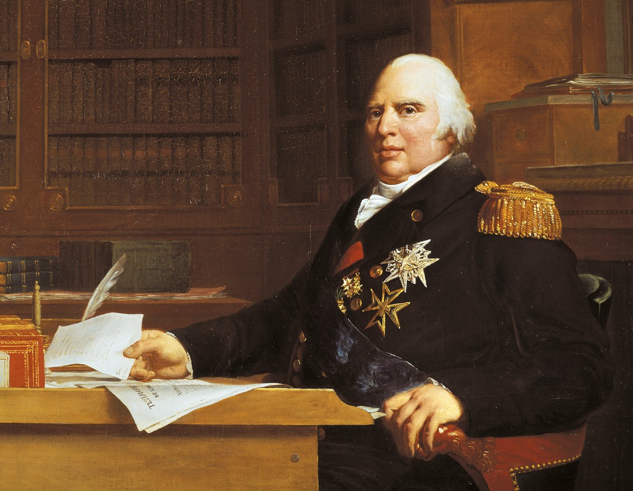 Portrett av Louis XVIII av Frankrike (Versailles av Baron François Pascal Simon Gérard