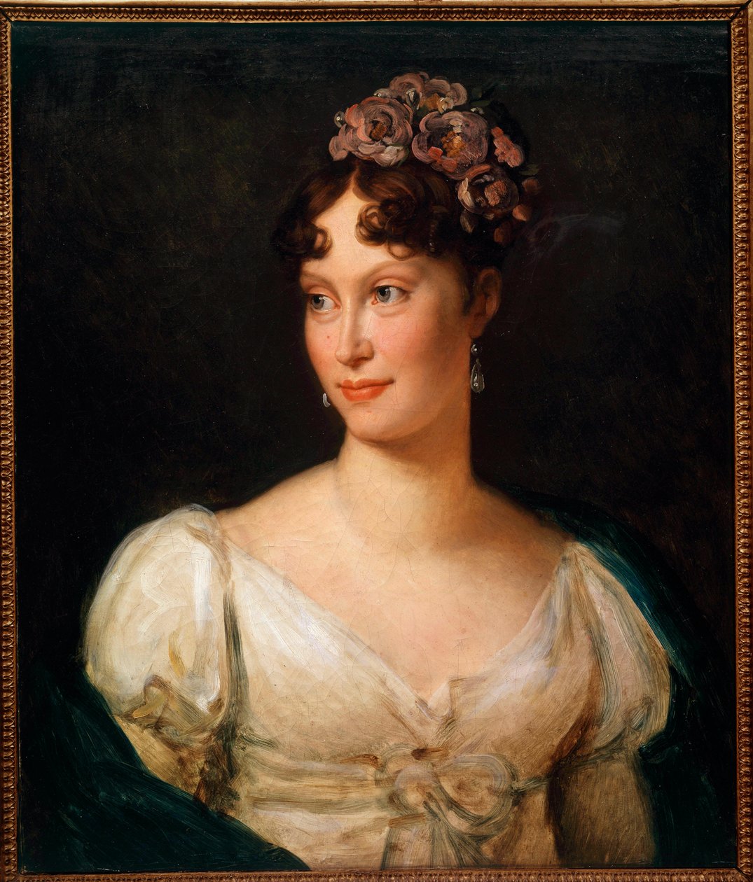 Portrett av imponen Marie Louise (1791 - 1847). Maleri av Francois Gerard (1770-1837) av Baron François Pascal Simon Gérard