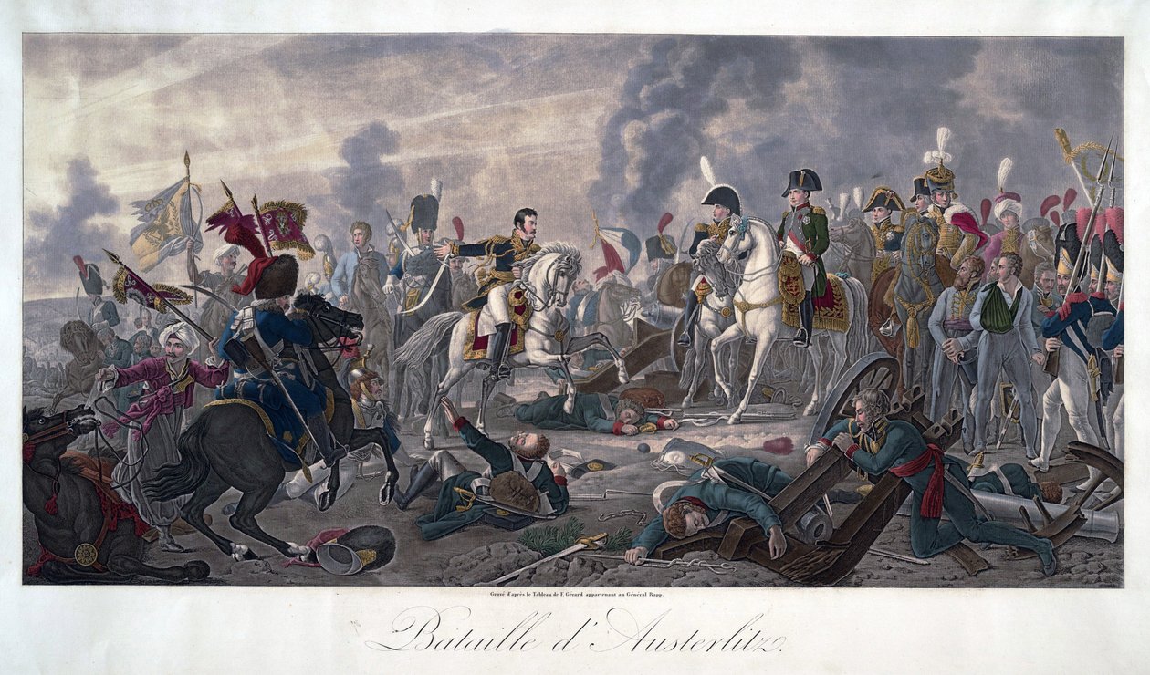 Slaget ved Austerlitz 2. desember av Baron François Pascal Simon Gérard