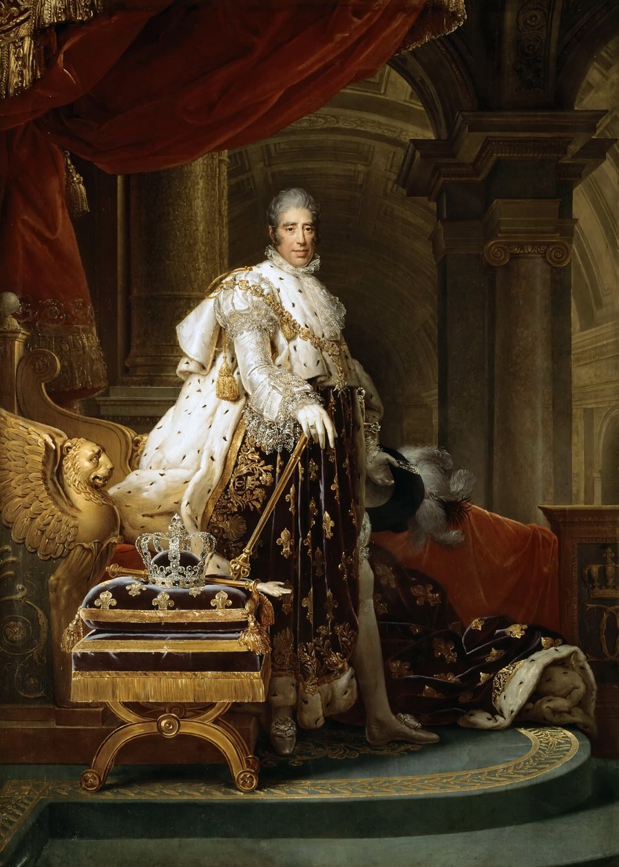 Kong Charles X av Frankrike av Francois Pascal Simon Gerard