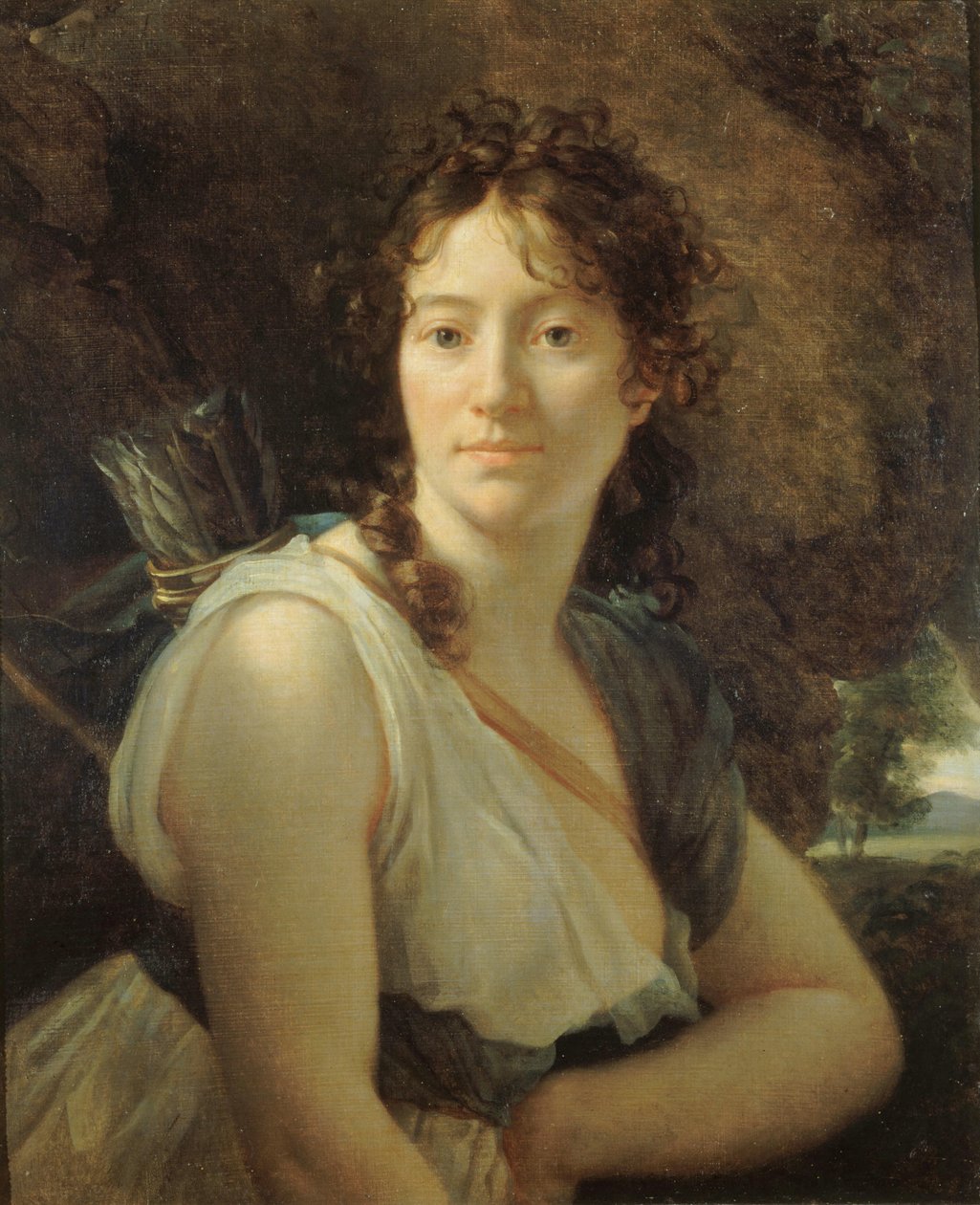 Portrett av Catherine Josephine Duchesne 1777-1835, tidlig på 1800-tallet. av Francois Pascal Simon Gerard