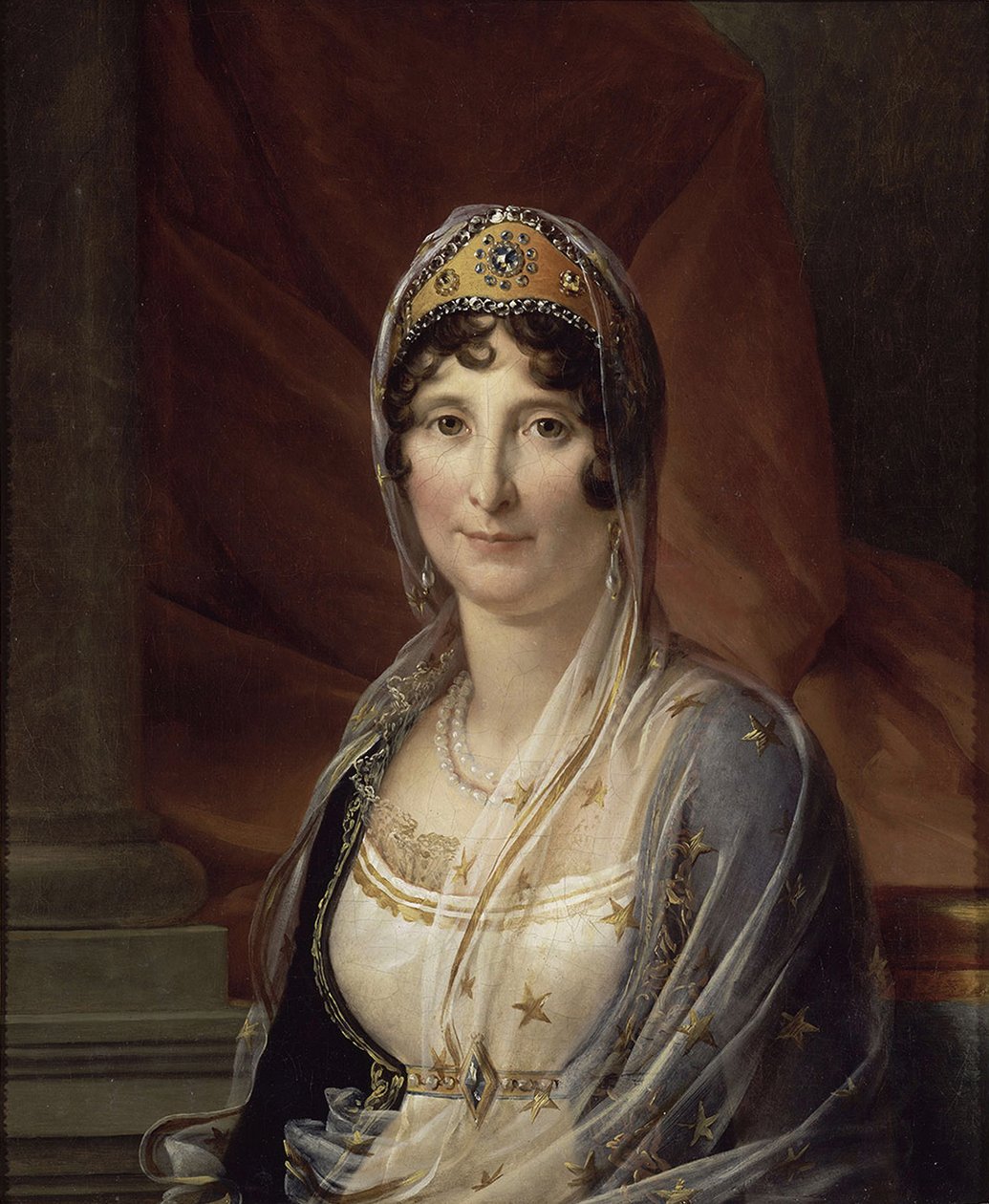 Portrett av Maria Letizia Ramolino Bonaparte 1750-1836, mor til Napoleon Bonaparte, ca 1804 av Francois Pascal Simon Gerard
