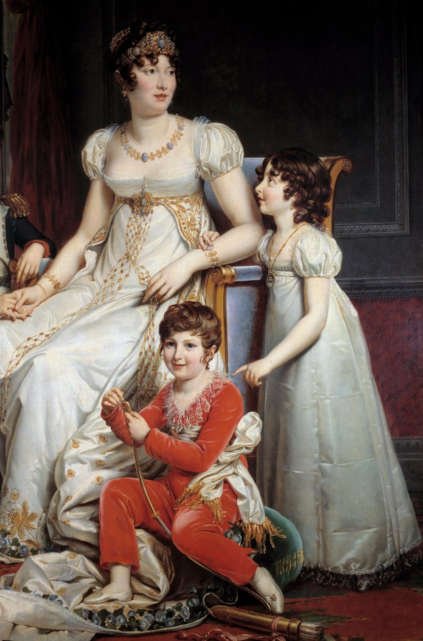 Portrett av Marie-Annonciade kjent som Caroline Bonaparte av Francois Pascal Simon Gerard