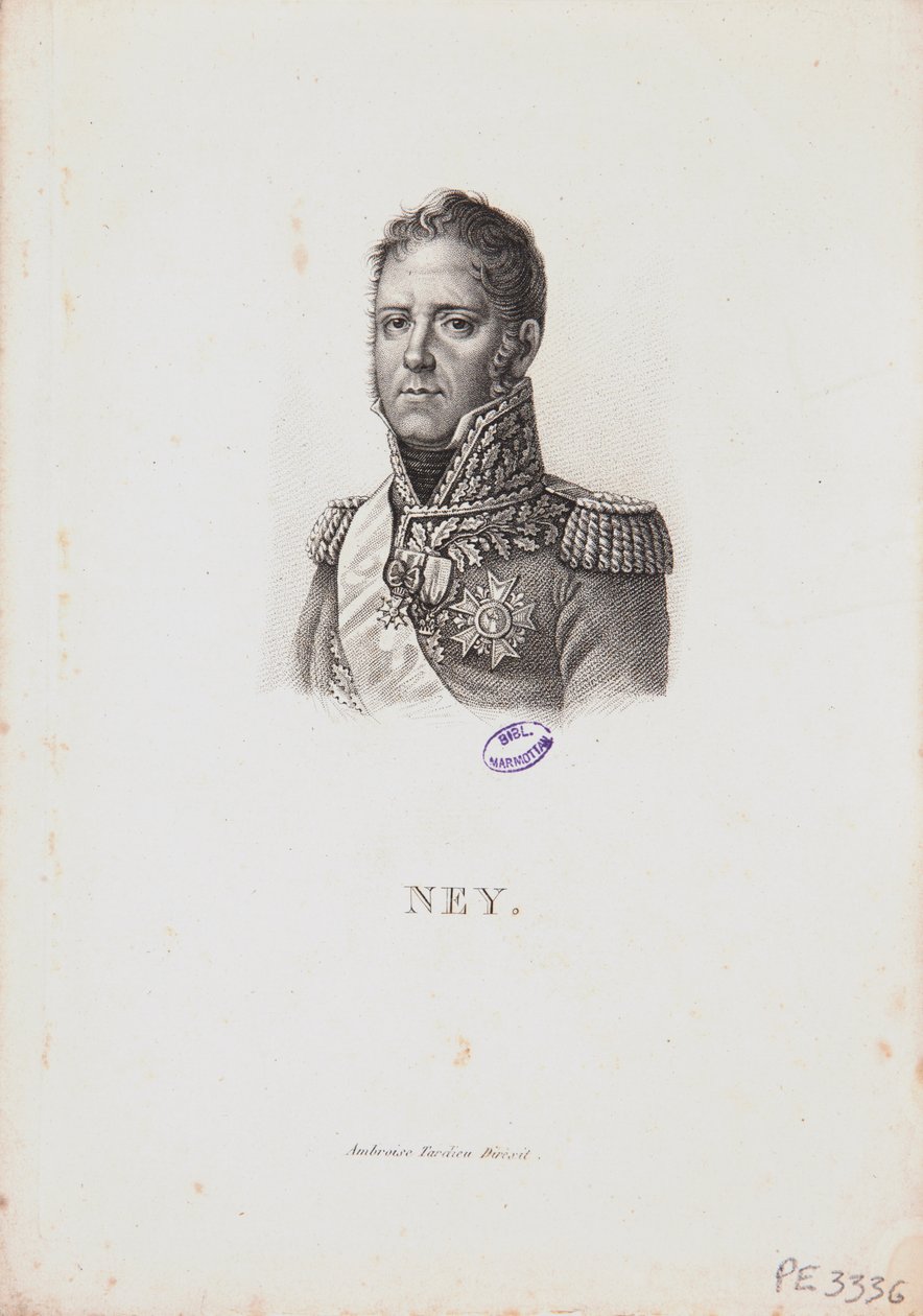 Portrett av marskalk Michel Ney, 1814 av Francois Pascal Simon Gerard
