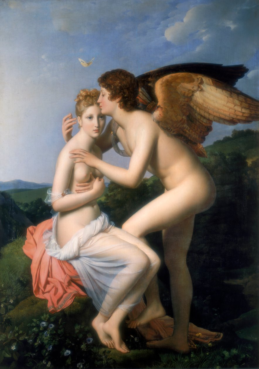 Psyche mottar Amors første kyss, 1798 av Francois Pascal Simon Gerard