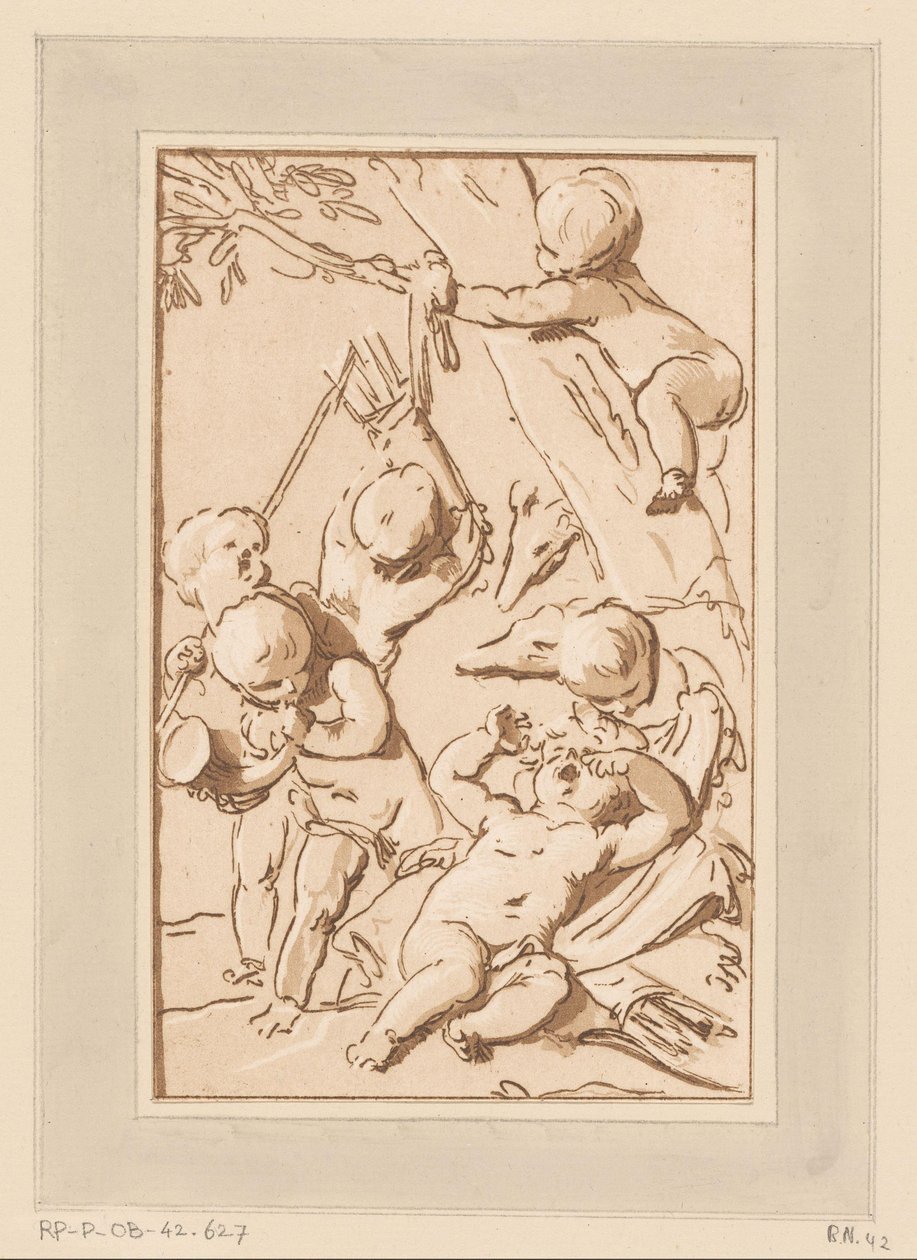 Amors i ro etter jakten av Francois Philippe Charpentier
