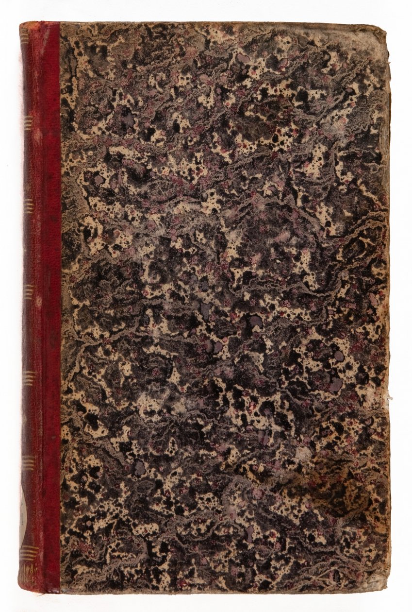 Genie du Christianisme, 1802 (lær og marmorert papir) av Francois Rene Vicomte de Chateaubriand