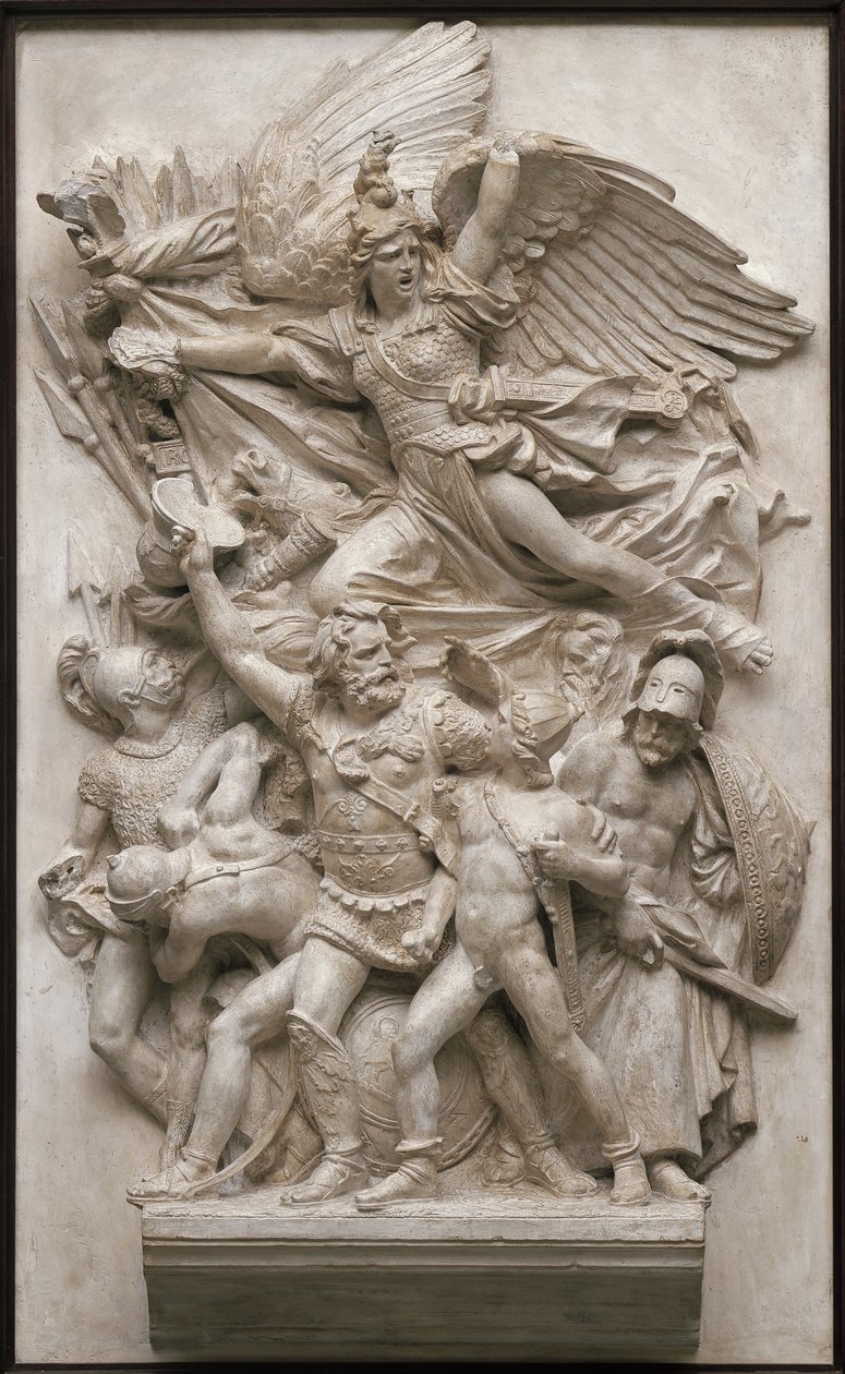 De frivilliges avgang fra 1792 (Marseillaisen) ca. 1835 (gips) av Francois Rude