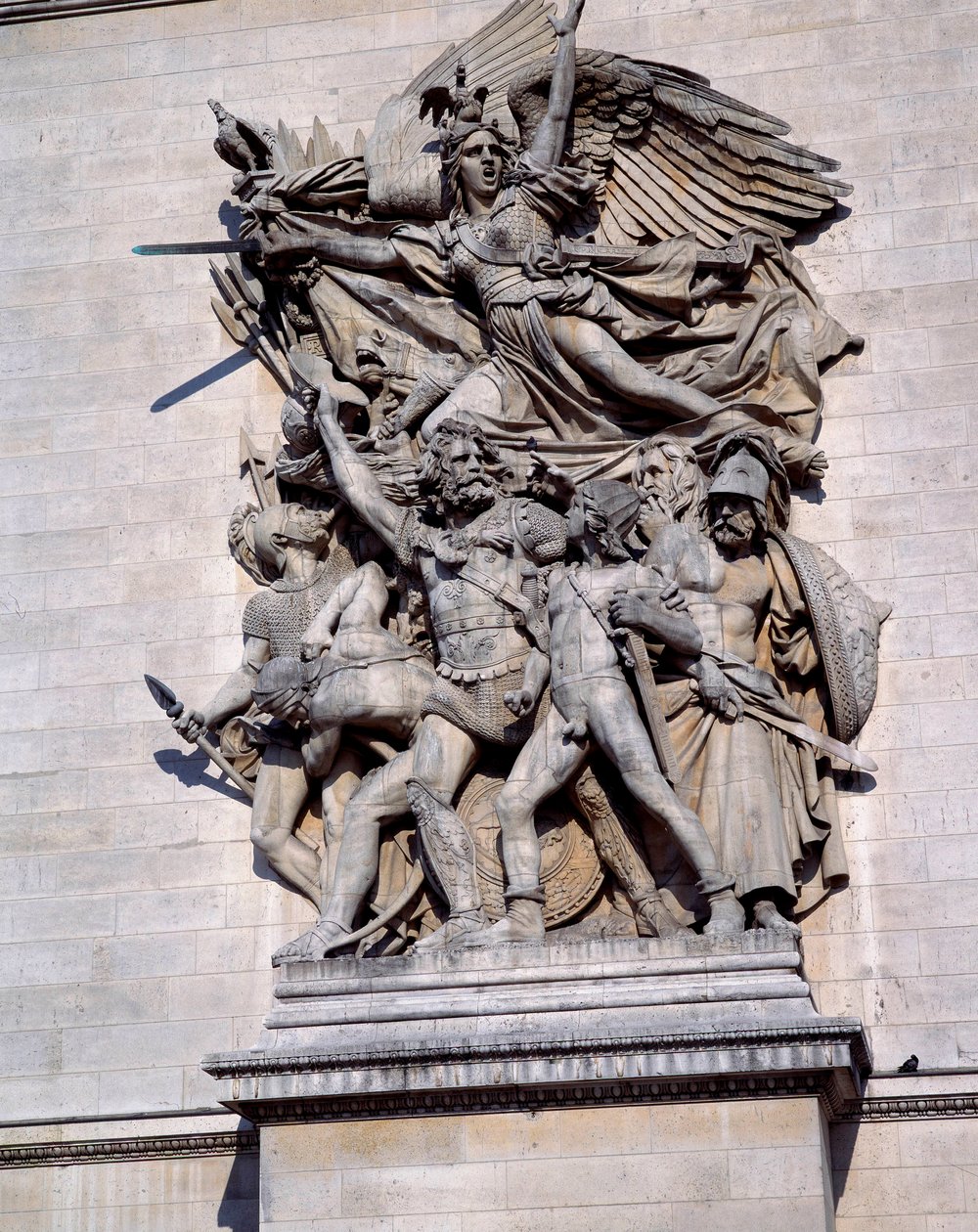 Marseillaisen fra Triumfbuen i Paris. Skulptur av Francois Rude (1784 - 1855) av Francois Rude
