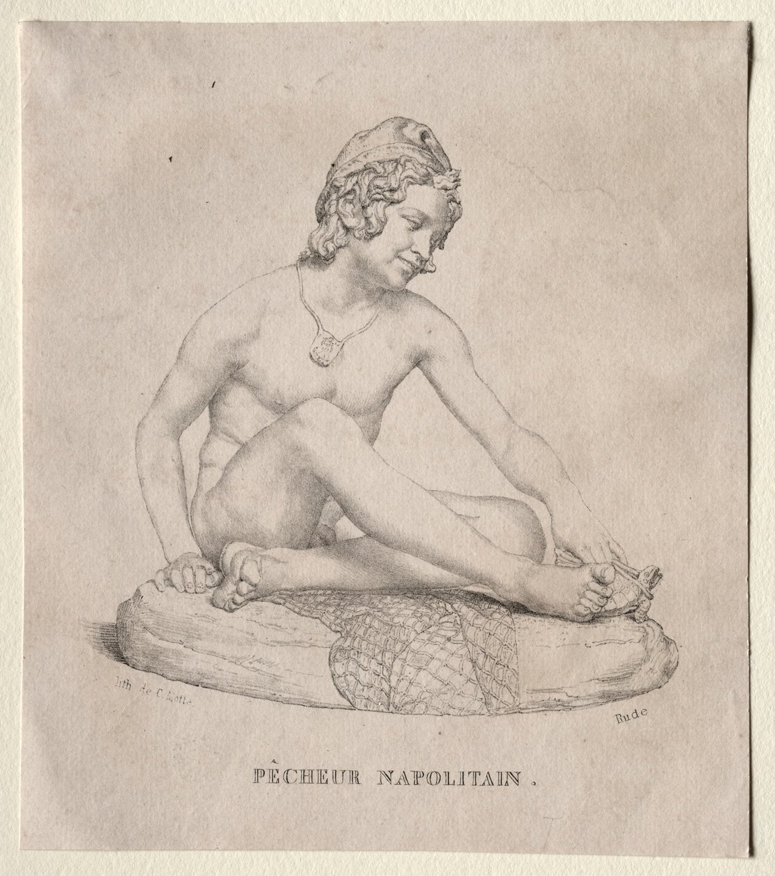 Neopolitan Fisherman, 1835. av Francois Rude