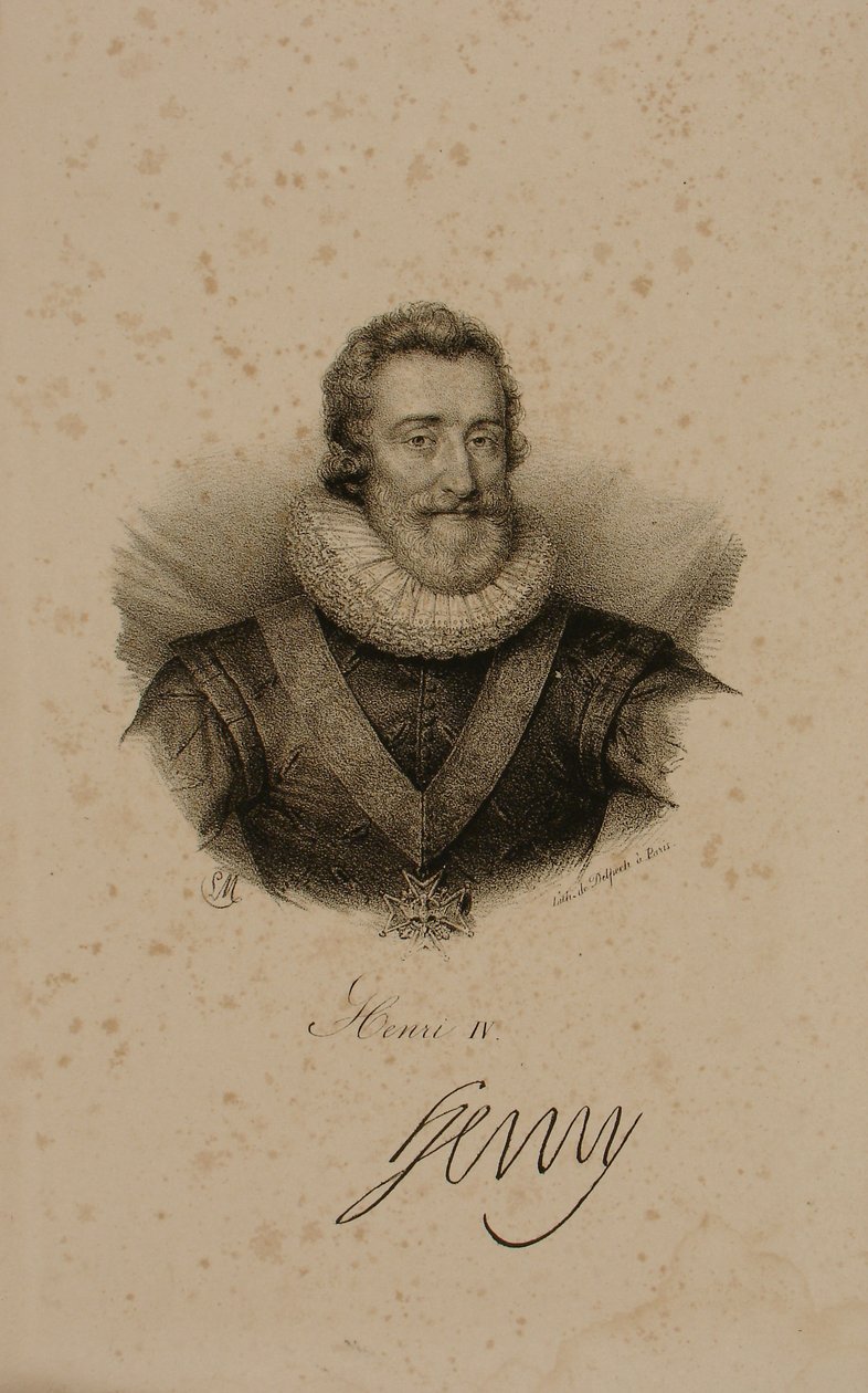 Henri IV (1553-1610) av Frankrike av Francois Seraphin Delpech
