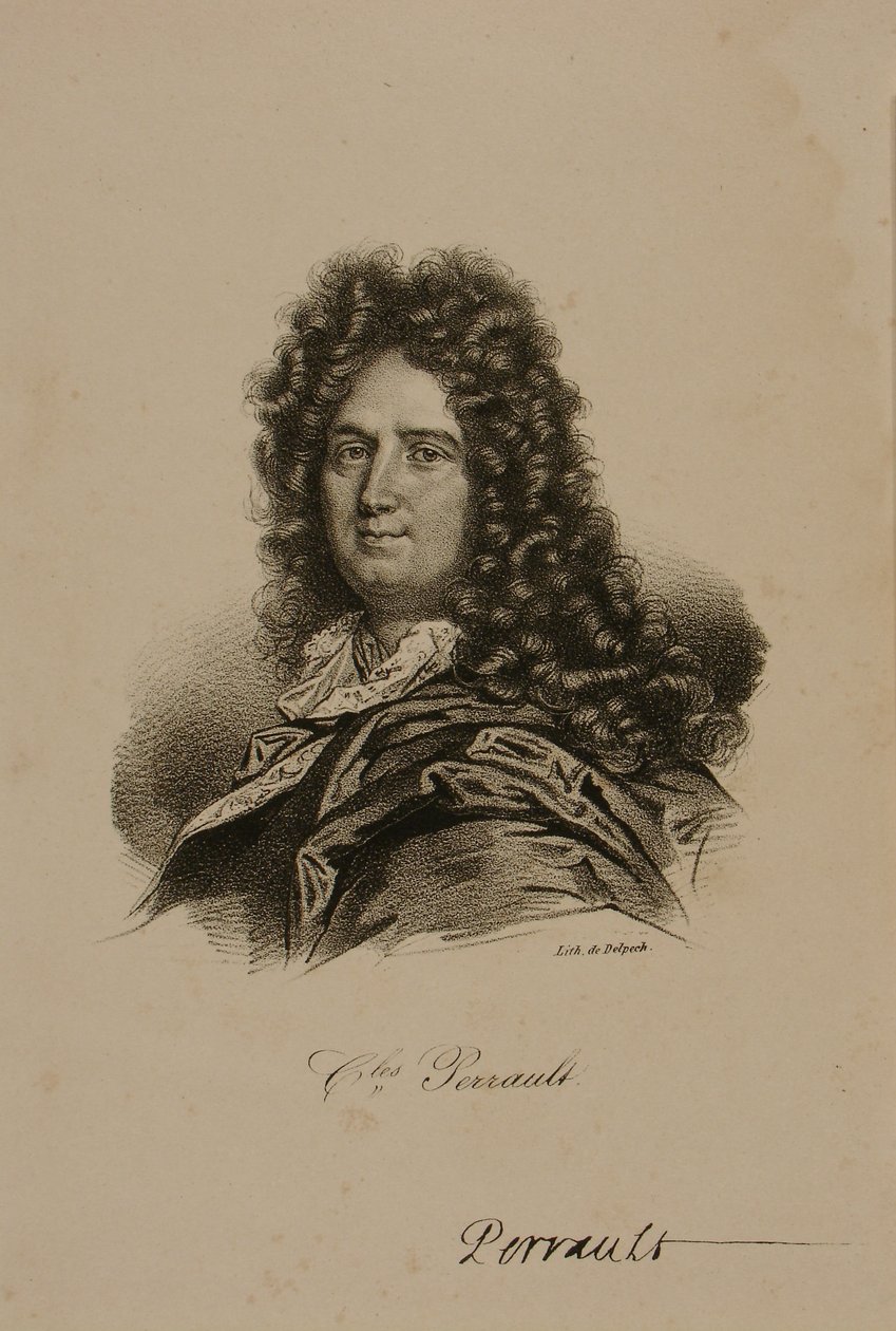 Portrett av Charles Perrault (1628-1703) av Francois Seraphin Delpech