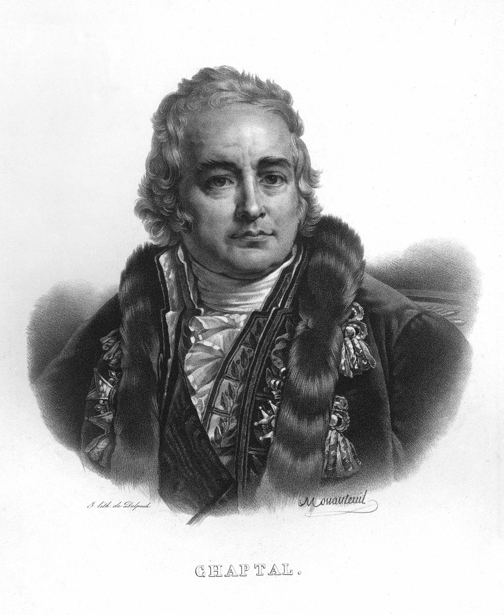 Portrett av Jean-Antoine Chaptal av Francois Seraphin Delpech