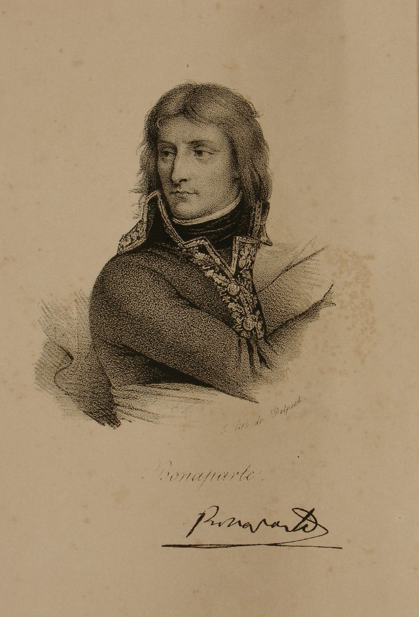 Portrett av Napoleon Bonaparte (1769-1821) av Francois Seraphin Delpech