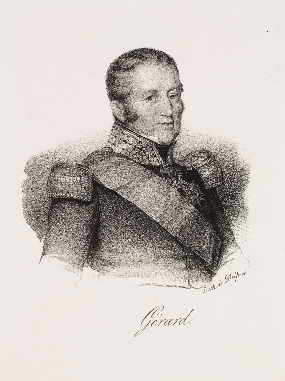 Portrett av Étienne Maurice Gérard av Francois Seraphin Delpech