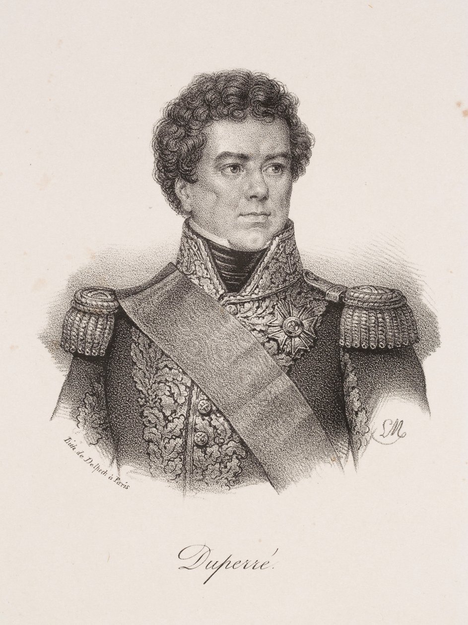 Portrett av Guy-Victor Duperré av Francois Seraphin Delpech