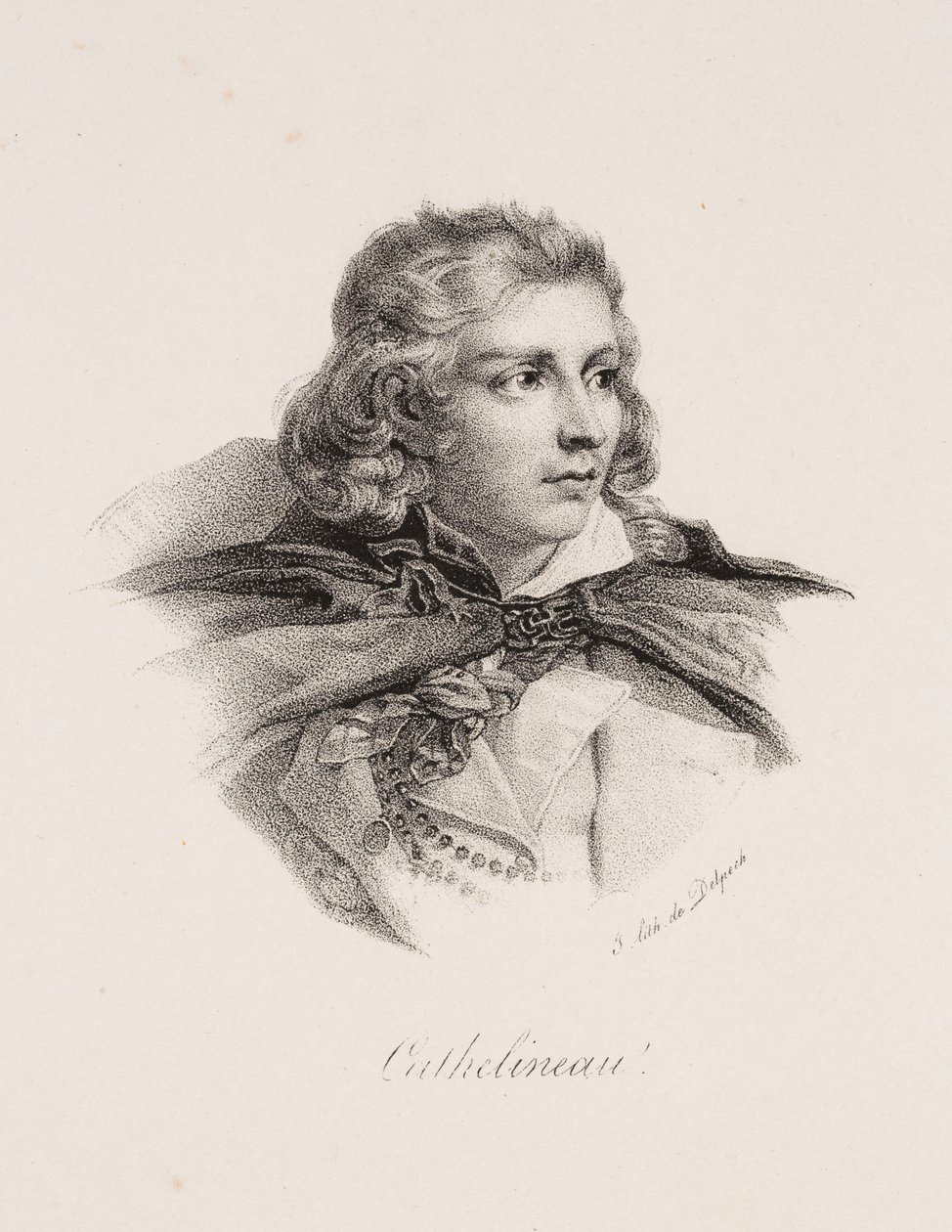 Portrett av Jacques Cathelineau av Francois Seraphin Delpech