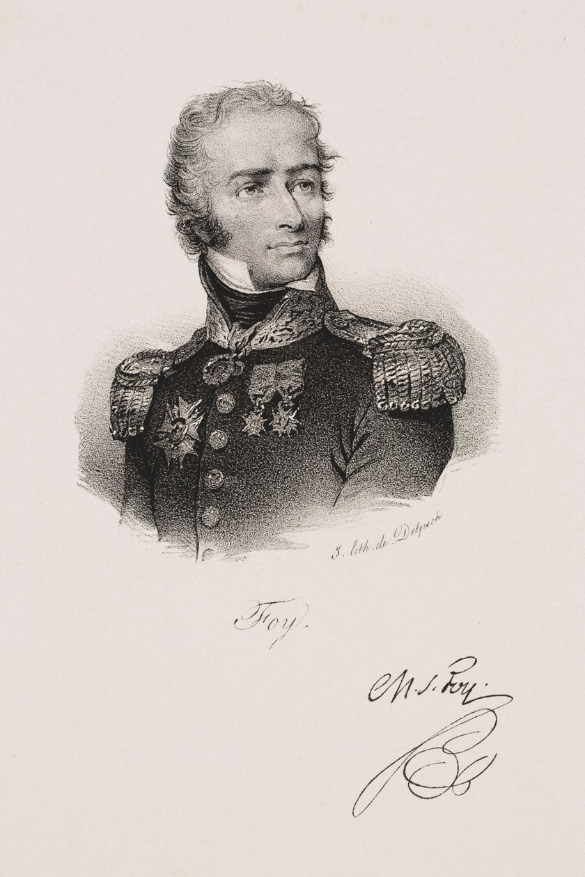 Portrett av Maximilien Sébastien Foy av Francois Seraphin Delpech