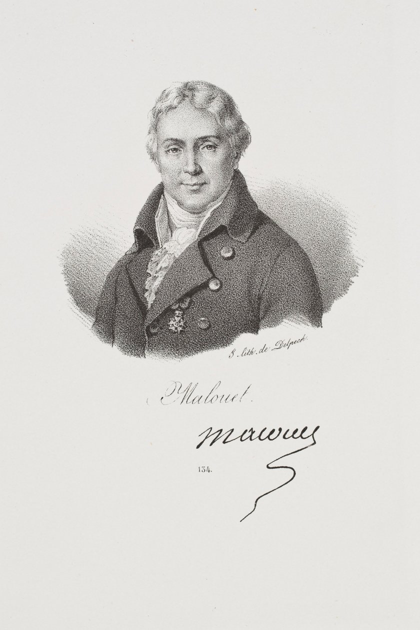 Portrett av Pierre-Victor Malouët av Francois Seraphin Delpech