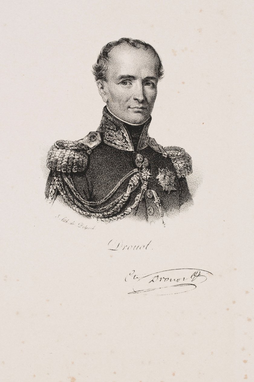 Portrett av general Antoine Drouot av Francois Seraphin Delpech