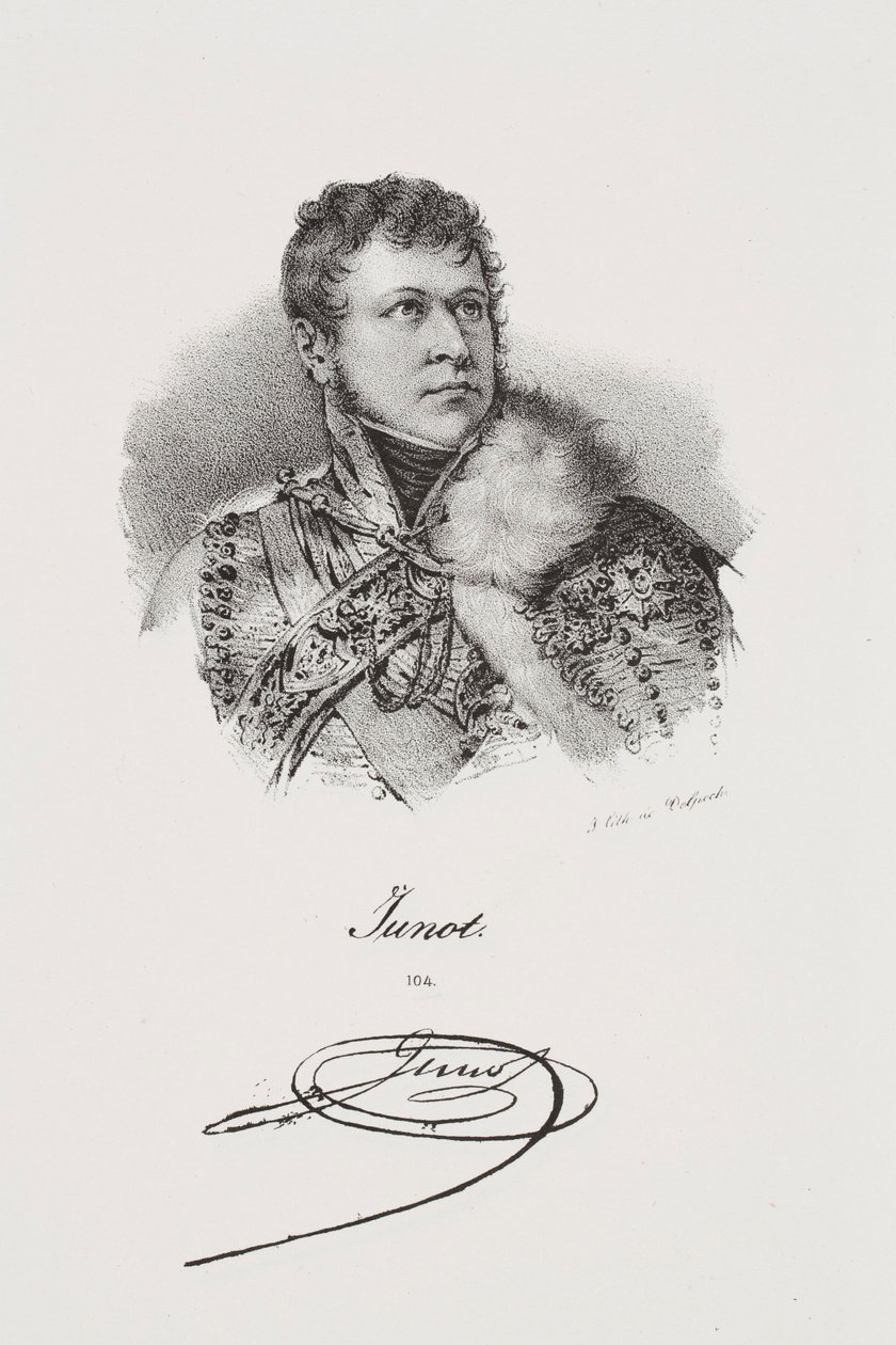 Portrett av general Jean-Andoche Junot av Francois Seraphin Delpech