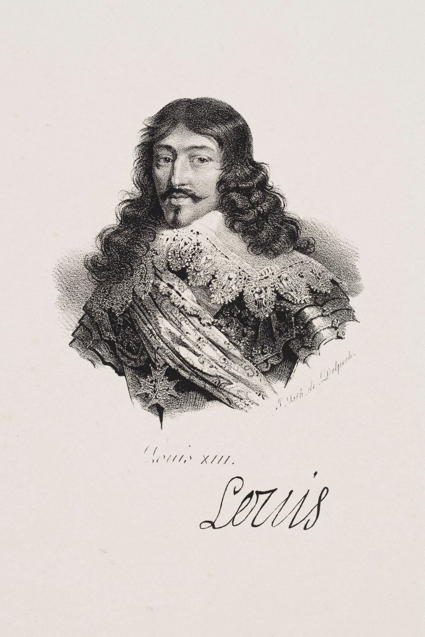 Portrett av kong Ludvig XIII av Francois Seraphin Delpech