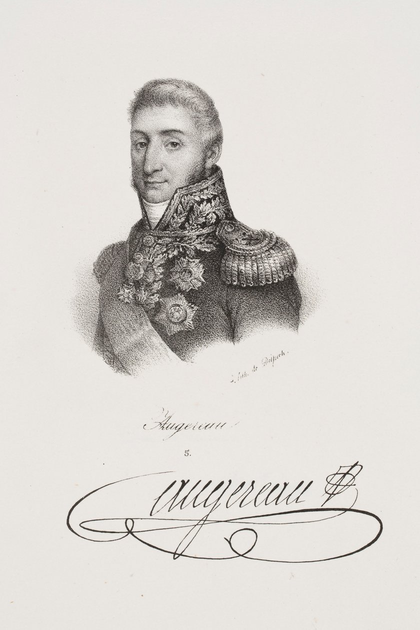 Portrett av marskalk Charles Pierre François Augereau av Francois Seraphin Delpech