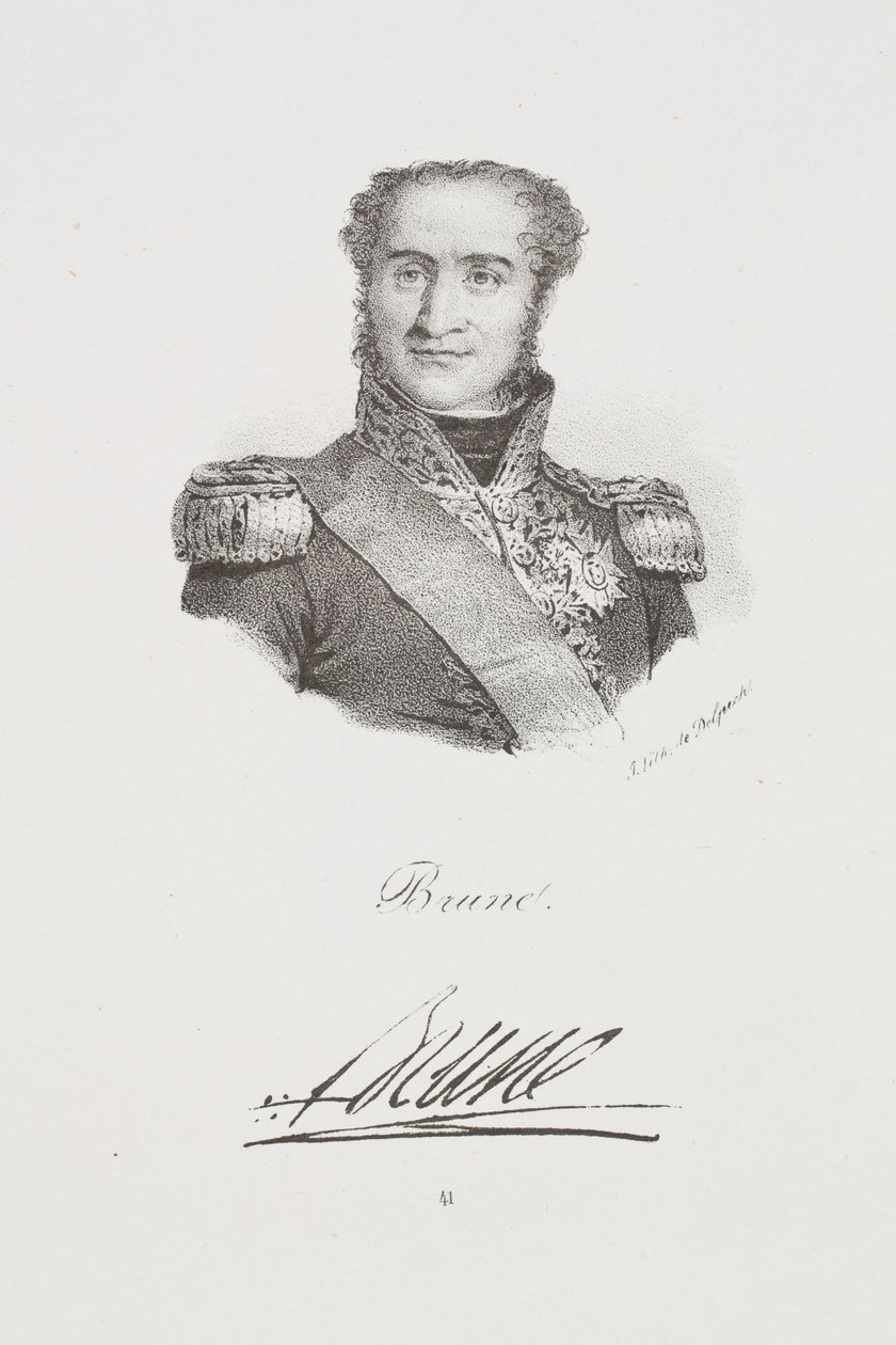 Portrett av marskalk Guillaume Brune av Francois Seraphin Delpech