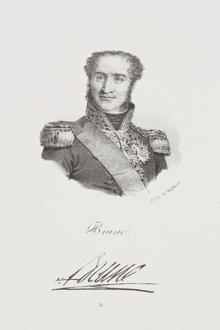 Portrett av marskalk Guillaume Brune av Francois Seraphin Delpech