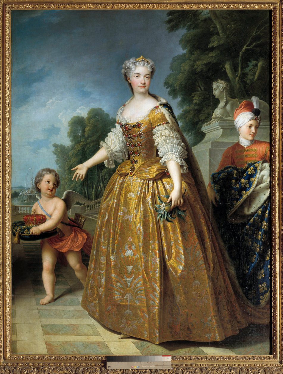 Portrett av Mary Lesczinska (eller Lesczynska av Francois Stiemart