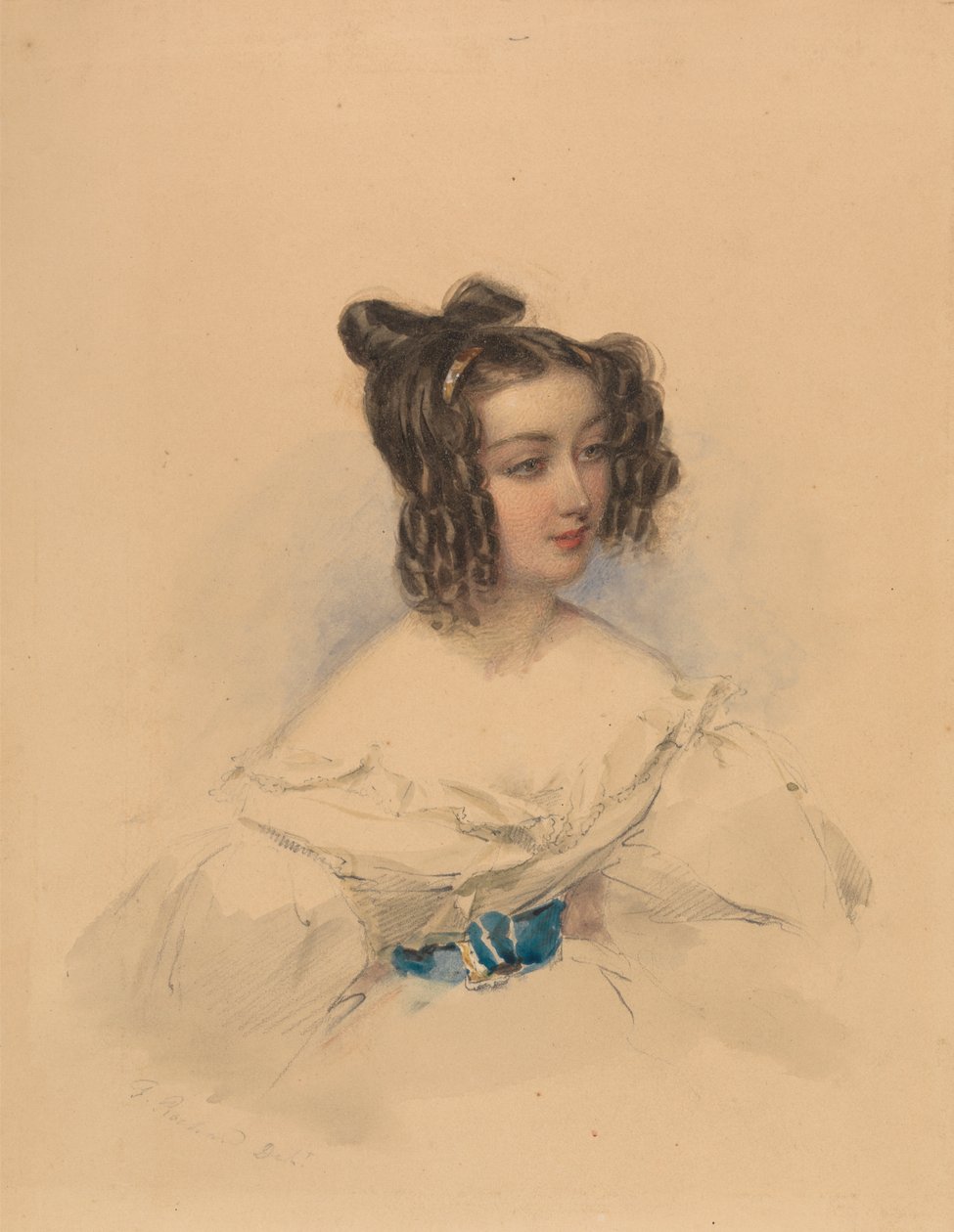 Teresa, Comtesse Gamba-Guicioli av Francois Theodore Rochard