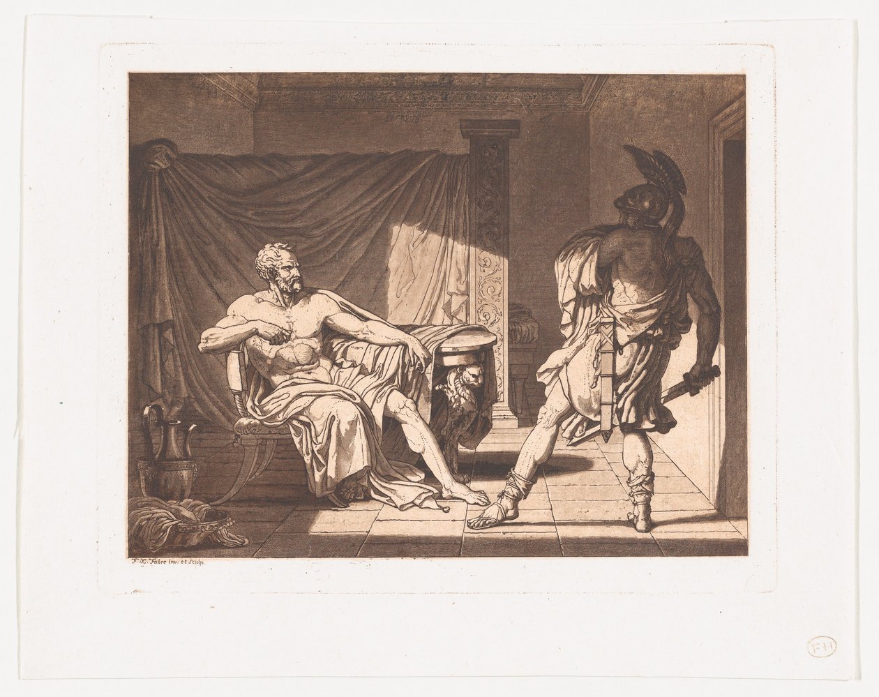 Marius ved Minturnae, ca. 1796-1800. av Francois Xavier Fabre