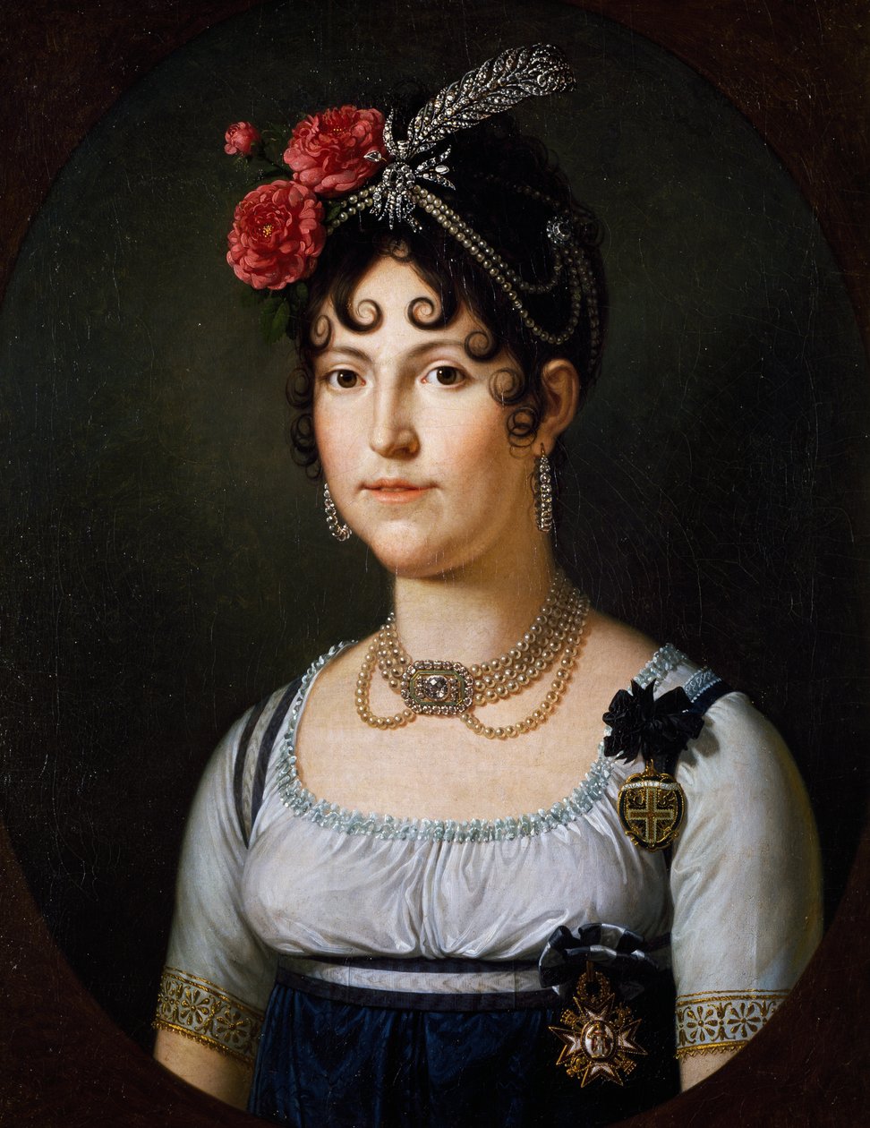 Portrett av Maria Louisa, hertuginne av Spania av Francois Xavier Fabre