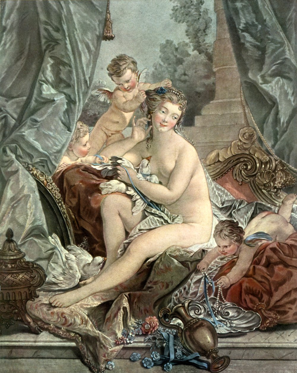 Venus toalett av Francois after Boucher