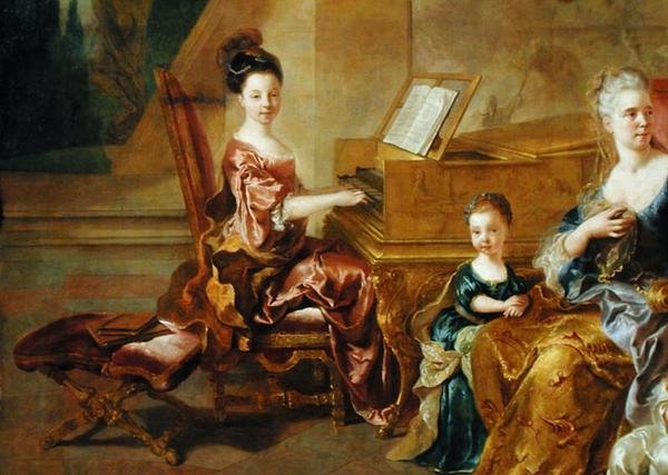 Franqueville-familien, 1711 av Jean François de Troy