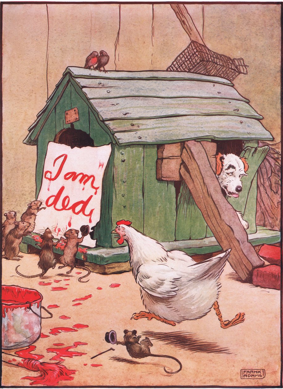 Hun dro til bakerne for å kjøpe brød, 1930-tallet av Frank Adams