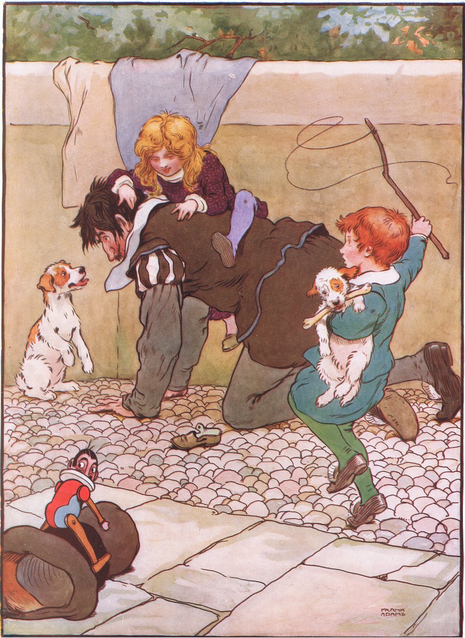 Barnehjemmet han tar, 1930-tallet av Frank Adams