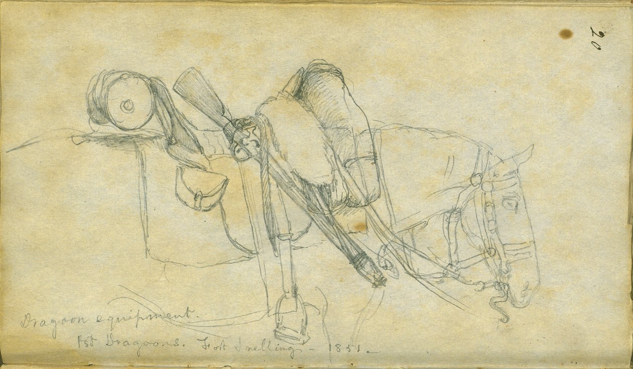 Drageutstyr, 1851 av Frank Blackwell Mayer