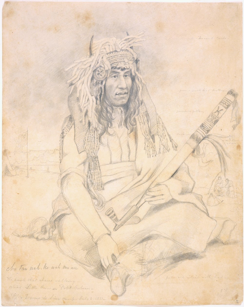 Lille kråke, 1851 av Frank Blackwell Mayer