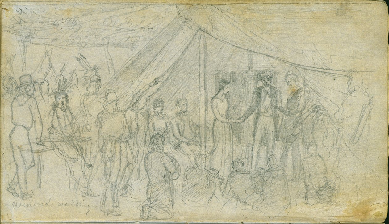 Winonas bryllup, 1851 av Frank Blackwell Mayer