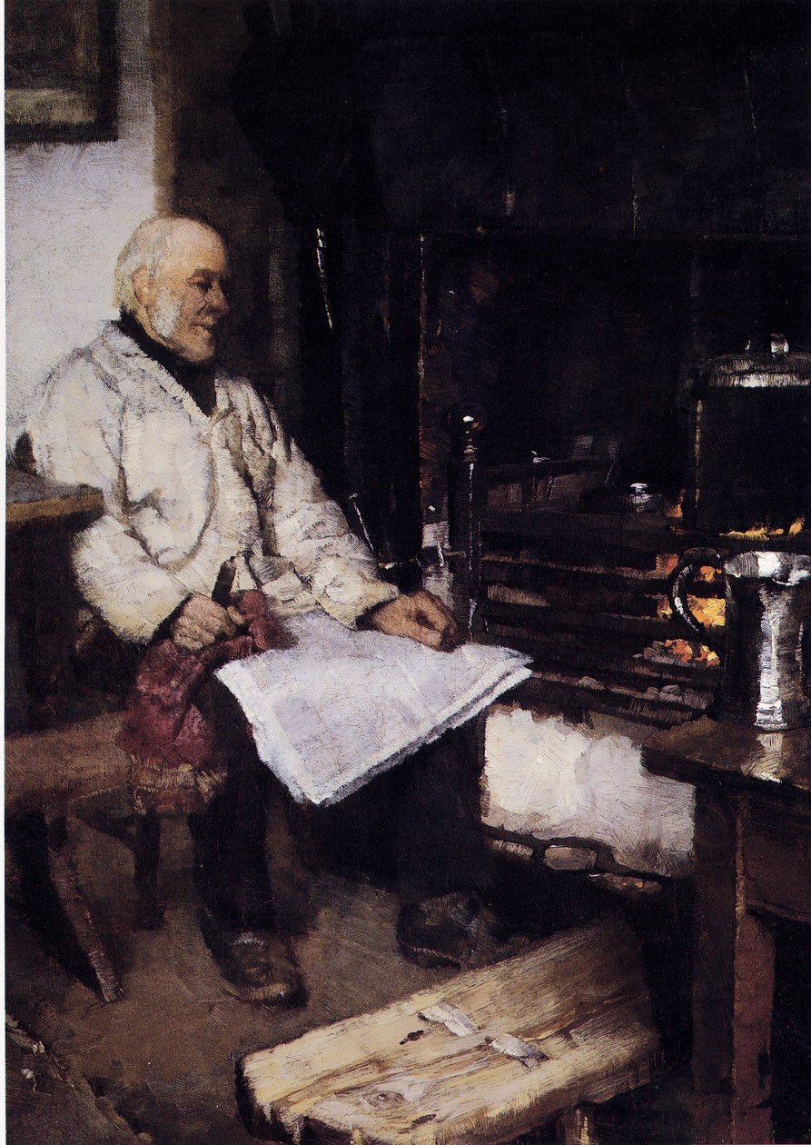 Vinter av Frank Bramley